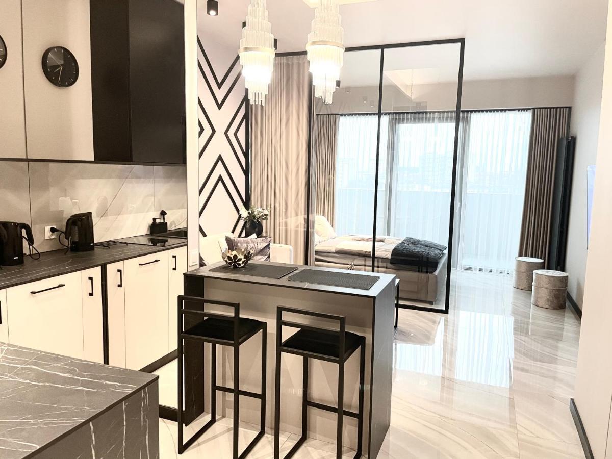 Apartament Elegance Hanza Tower Stettin Exterior foto